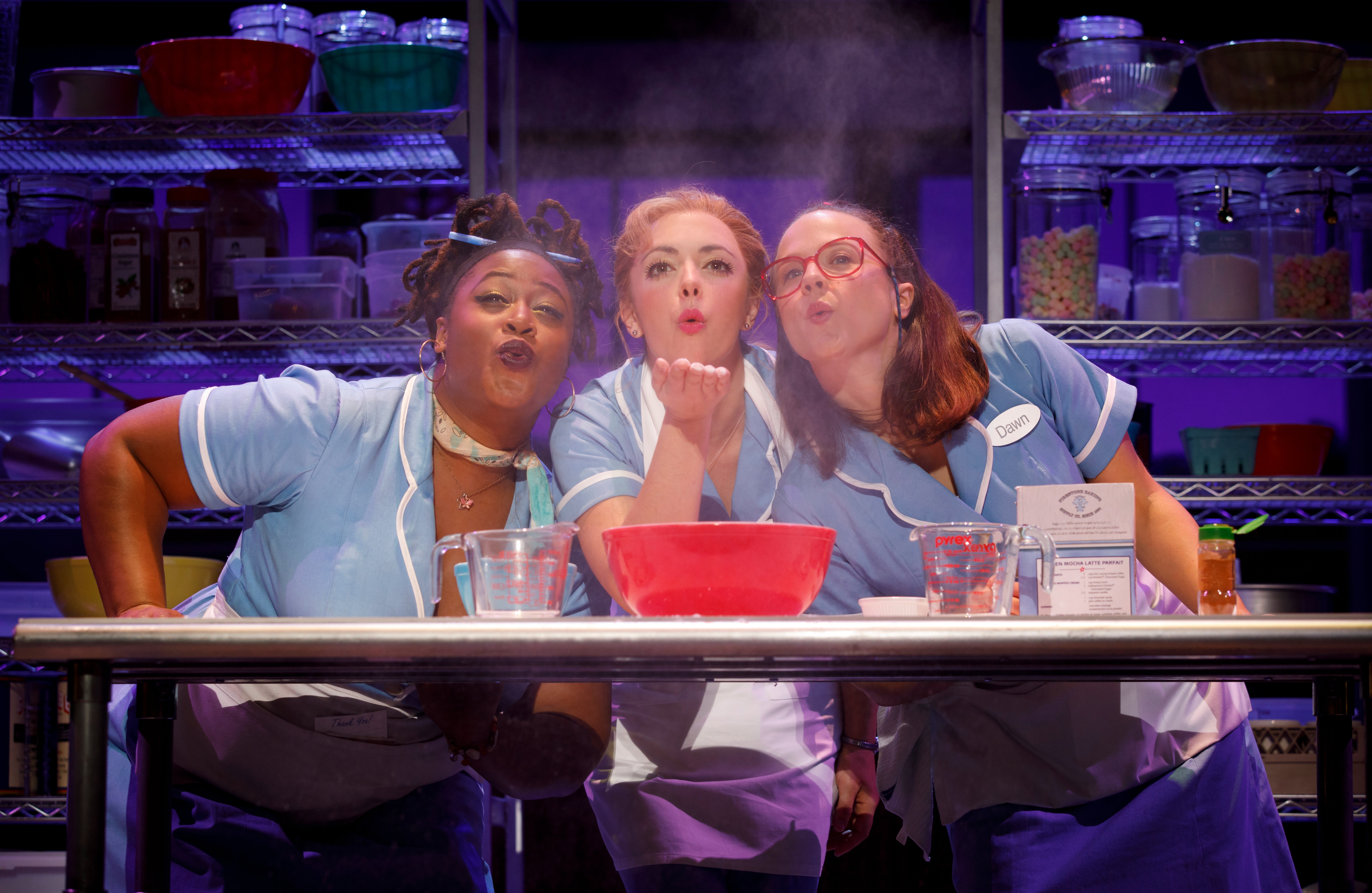 Charity Angel Dawson, Desi Oakley and Lenne Klingaman in the National Tour of WAITRESS  Credit Joan Marcus 0769r.jpg